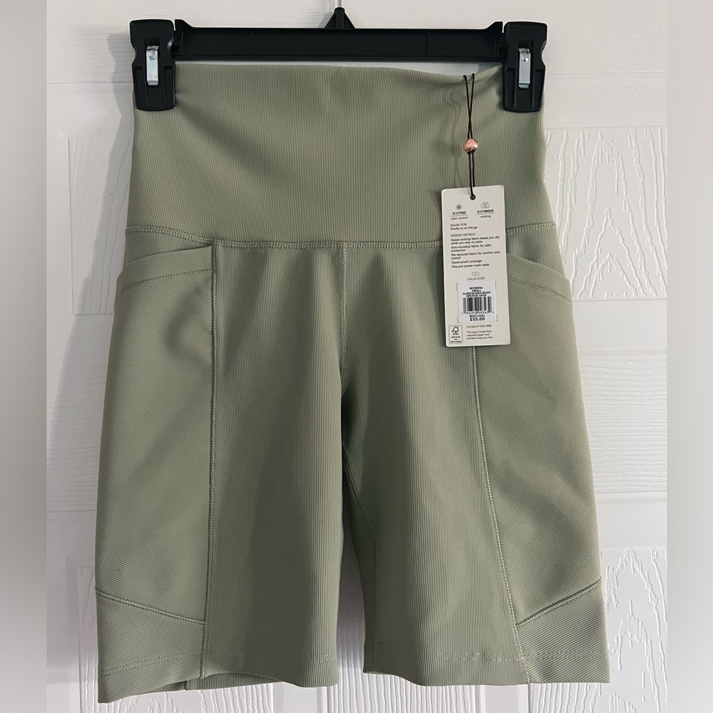 NWT CALIA Mixed Rib Essential Bike Short (Women’s S)